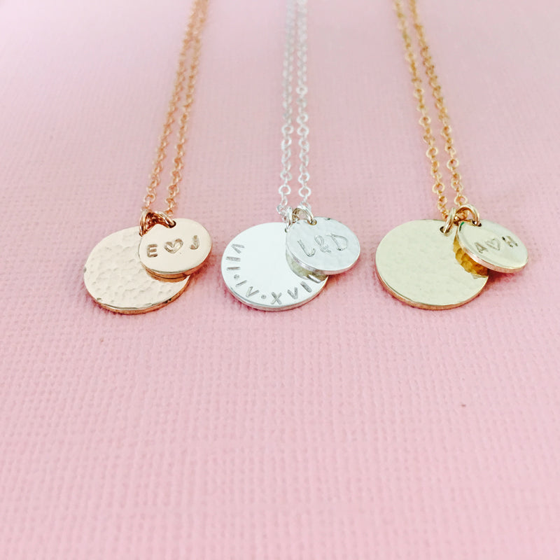 Lola • Medium & Small Pendant Necklace