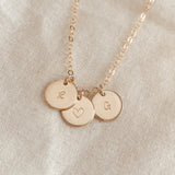 Sofia • Small Pendant Necklace • Choose Number of Pendants