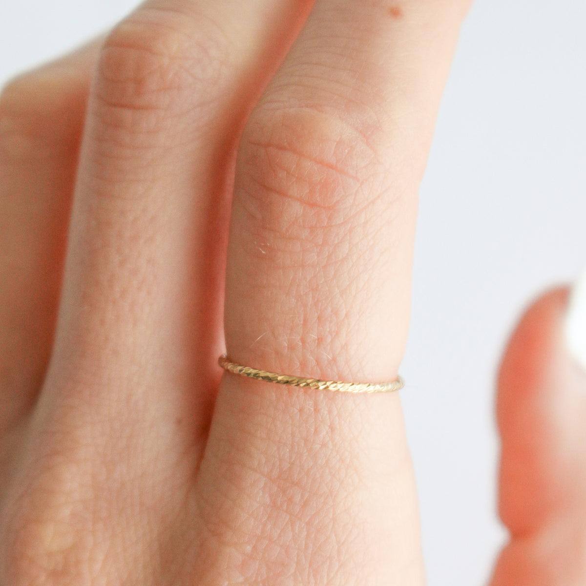 Casey - Shimmer Ring | Simple Stacking Rings | Kellective by Nikki ...
