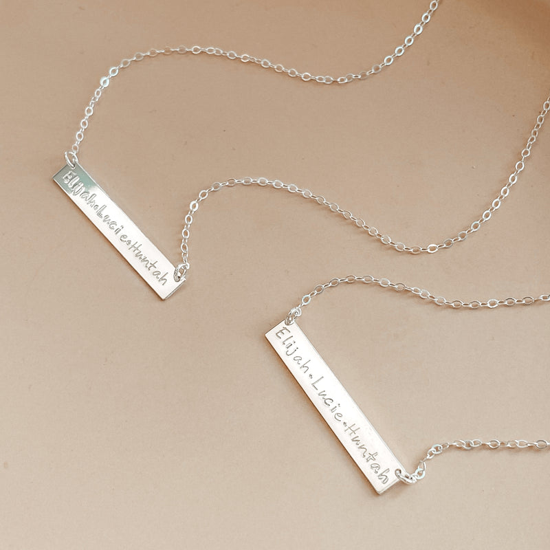 Mia • Long Bar Necklace