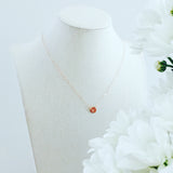 Harper • Small Pendant Necklace • Double Hole