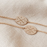 Cross My Heart • Oval Bracelet