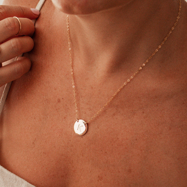 The Icon • Large Pendant Double Hole Necklace