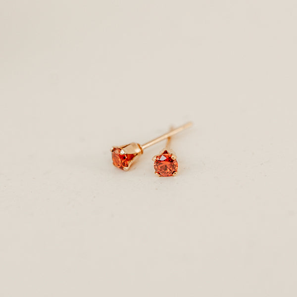 july birthstone studs ruby stone strength peace symbol sterling silver goldfill