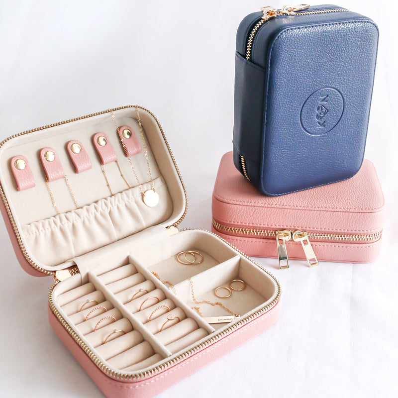 Jewellery Travel Case • Blush Pink