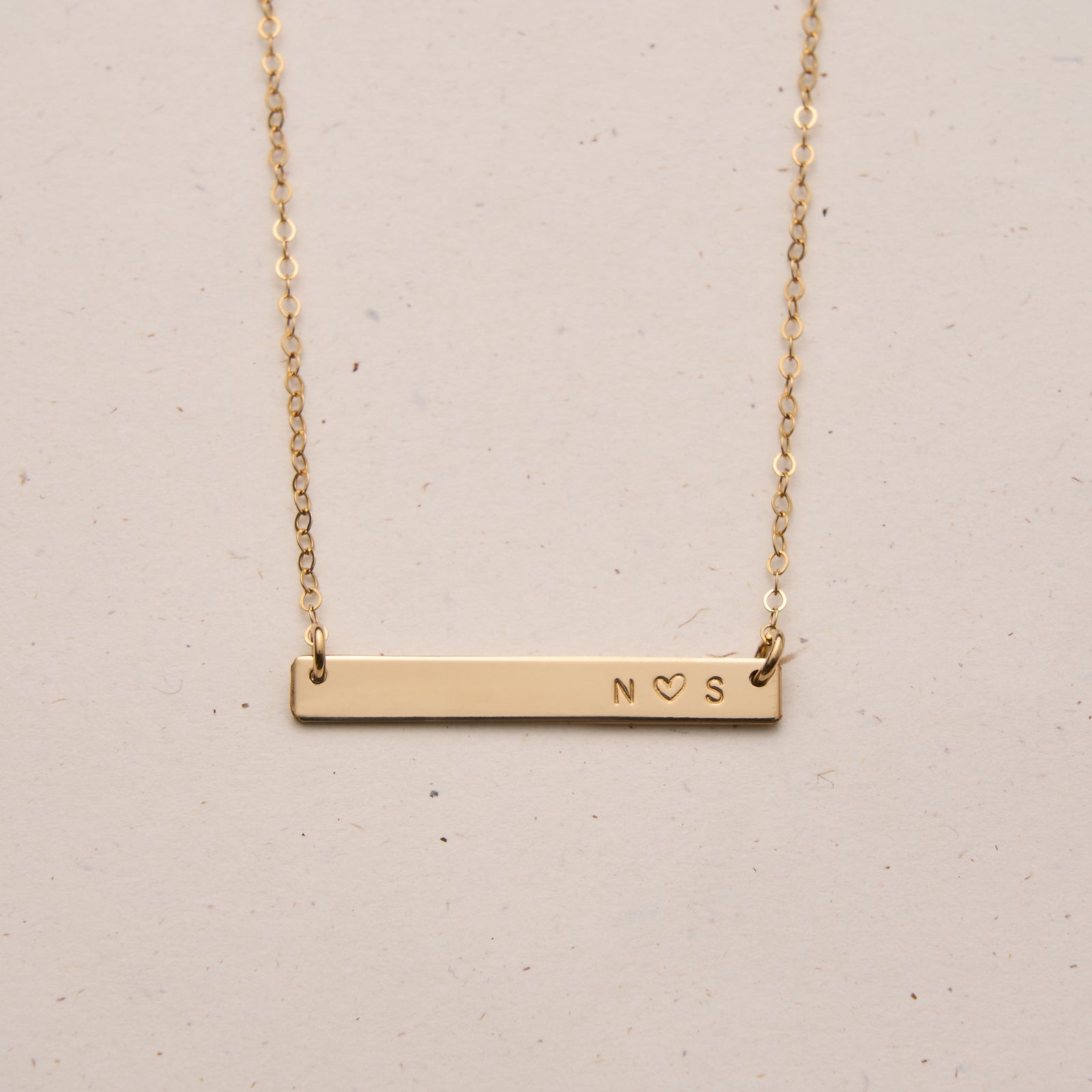 Personalised jewellery - KBN Jewellery - handmade jewellery – Personalised Jewellery gifts – Dainty jewellery- bar necklace – dainty bar necklace – personalised date necklace – roman numerals necklace – name bar necklace – words of affirmation necklace 