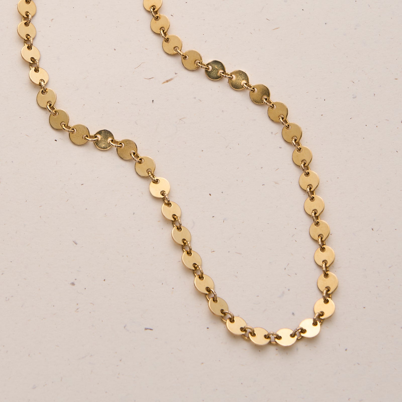 Personalised jewellery - KBN Jewellery - handmade jewellery – Personalised Jewellery gifts – Dainty jewellery- sparkly necklace – disc necklace – round chain necklace – stacking necklace – layering necklace 