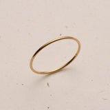 plain band stacking ring rose goldfill sterling silver goldfill perfect multiple size fit 