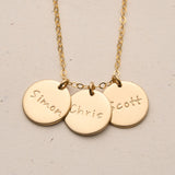 Chloe • Medium Pendant Necklace • Choose Number of Pendants