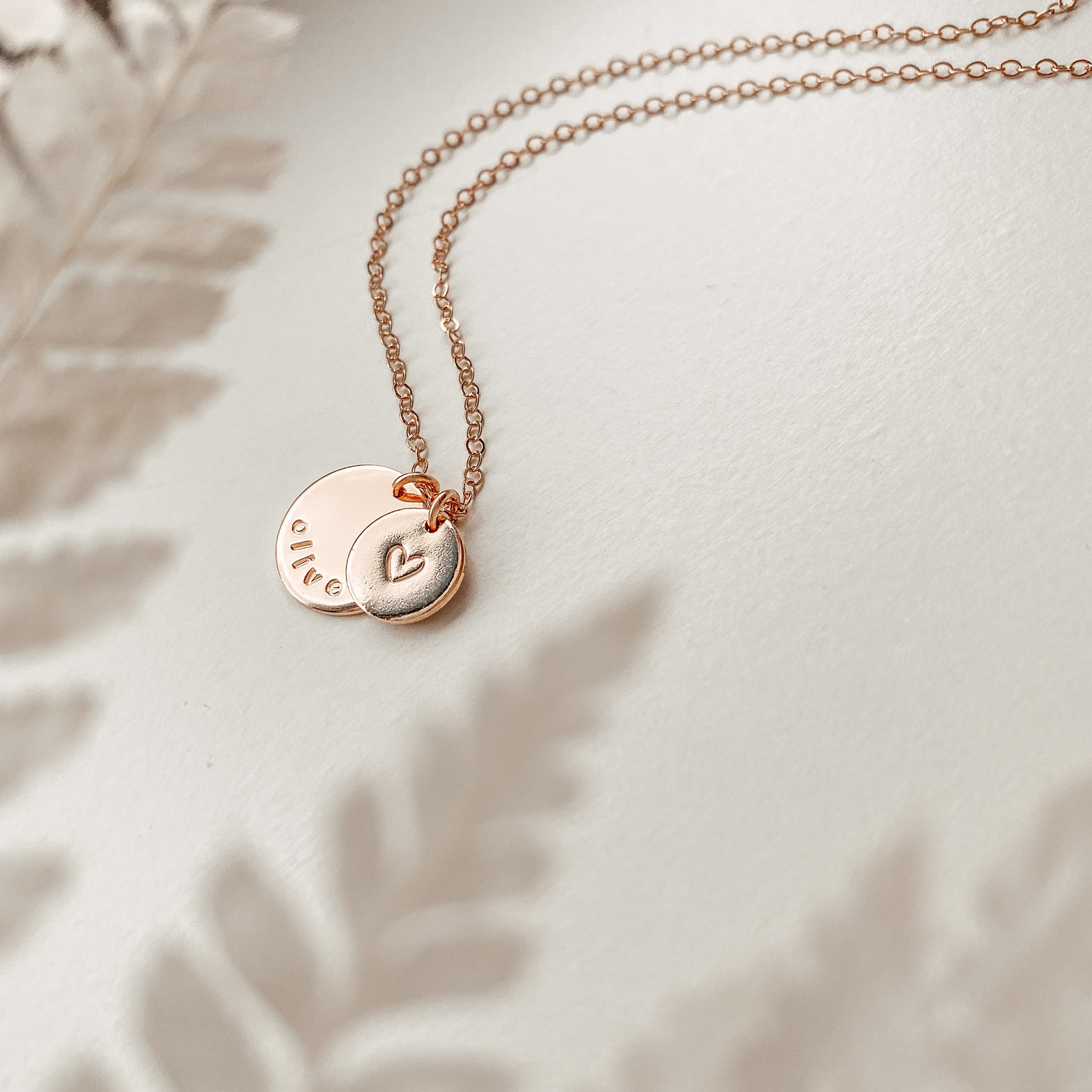 Lola Necklace - Personalised jewellery - KBN Jewellery - handmade jewellery – Personalised Jewellery gifts – Dainty jewellery- Dainty necklace - initial necklace – symbol necklace – name necklace – birth flower necklace symbol 