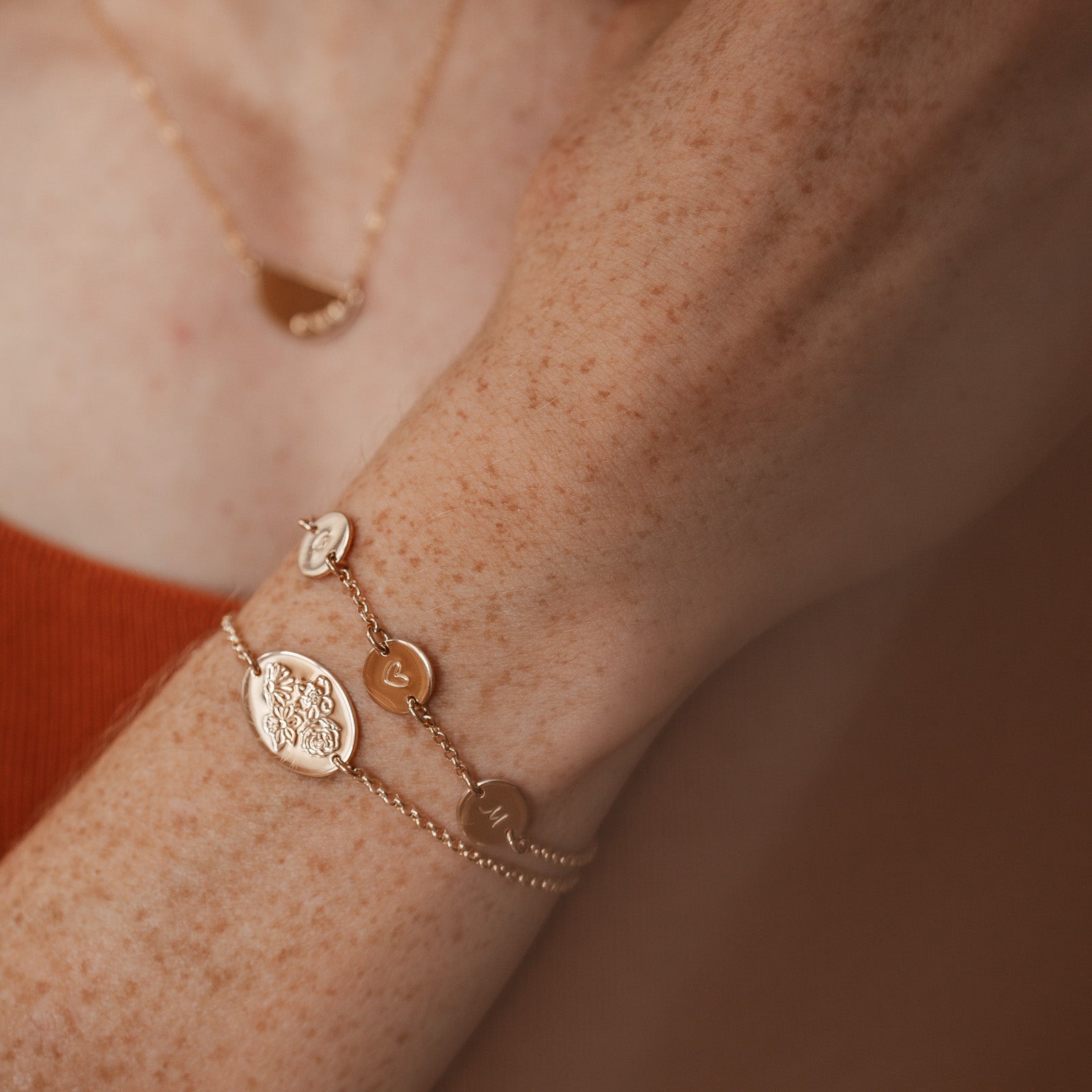 Personalised jewellery - KBN Jewellery - handmade jewellery – Personalised Jewellery gifts – Dainty jewellery- Dainty bracelet – symbol bracelet – initial bracelet – family initial bracelet 