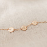 Harlow • Small Pendant Bracelet • Choose Number of Pendants