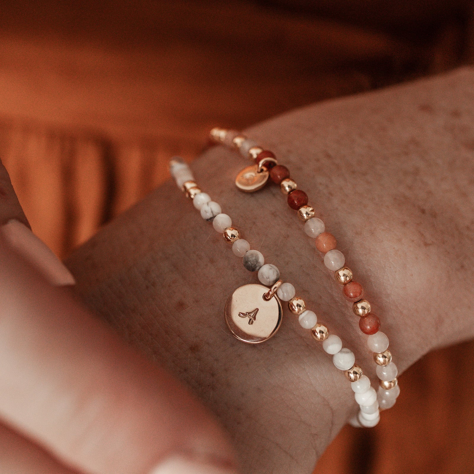 Personalised jewellery - KBN Jewellery - handmade jewellery – Personalised Jewellery gifts – Dainty jewellery – Australia made jewellery – beaded bracelet – pearl bracelet – hand made bracelet – howlite bracelet – initial bracelet – handmade crystal bracelet 