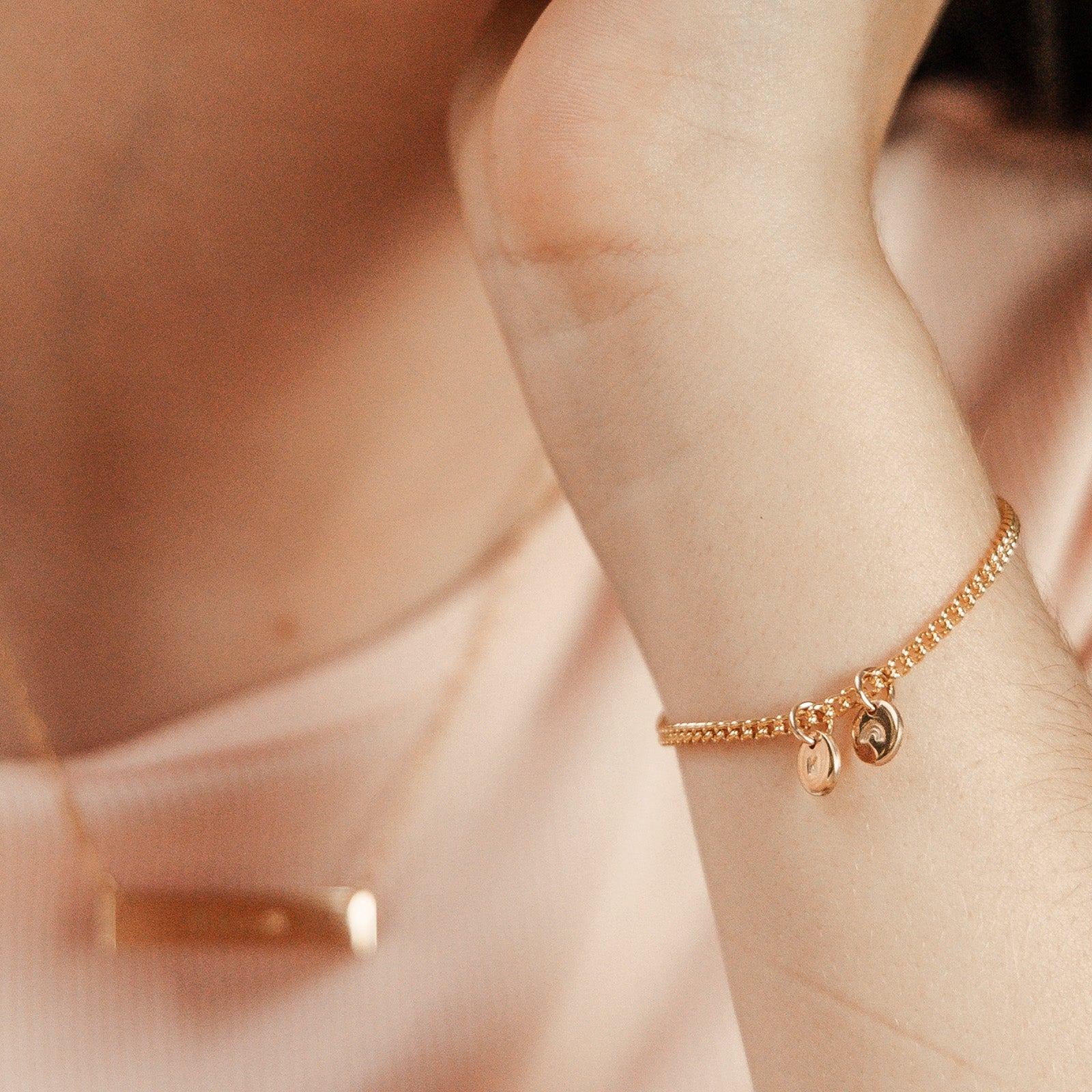 Personalised jewellery - KBN Jewellery - handmade jewellery – Personalised Jewellery gifts – Australian Made – initial and symbol bracelet – affordable jewellery for kids – children’s first bracelet – initial bracelet 