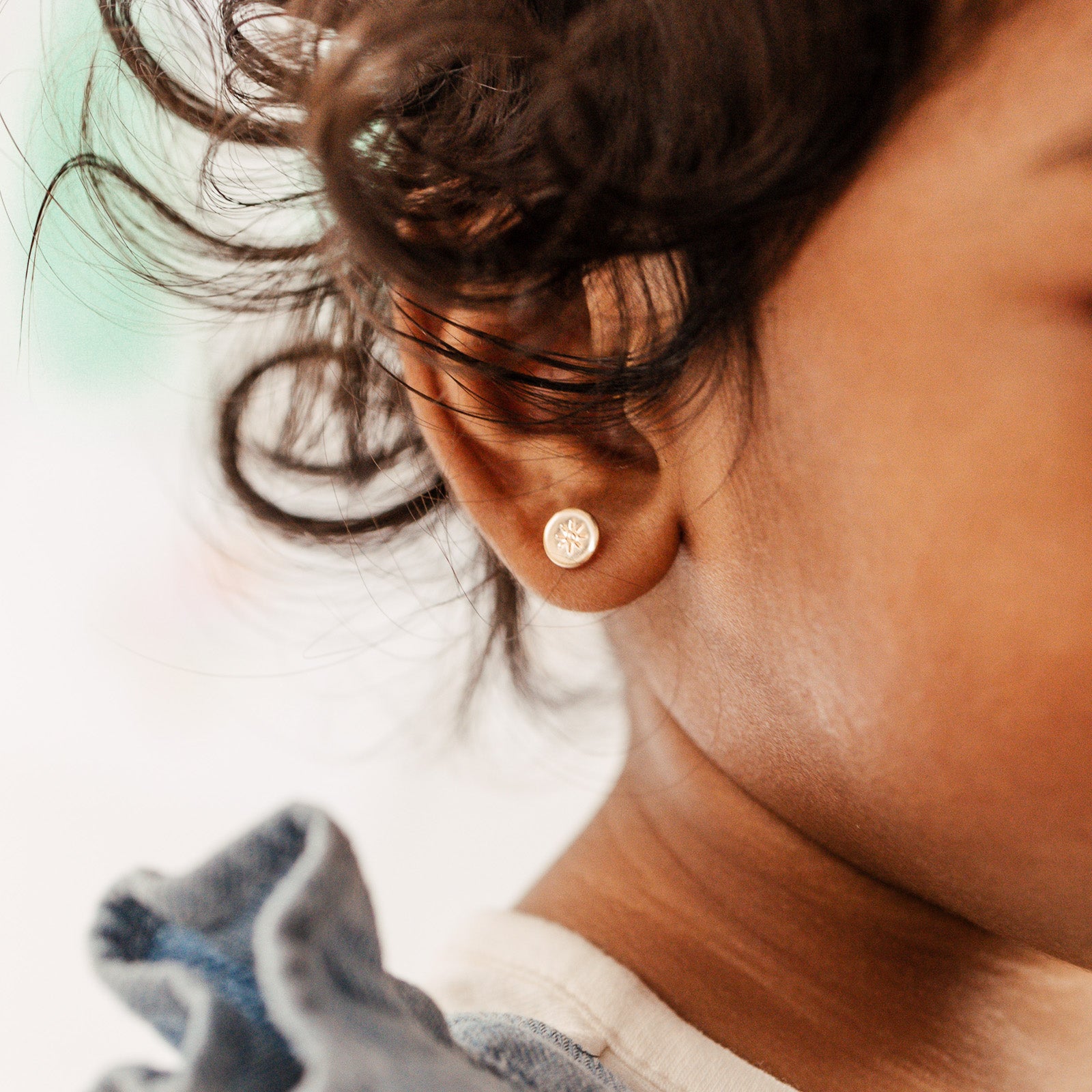 Personalised jewellery - KBN Jewellery - handmade jewellery – Personalised Jewellery gifts – personalised earrings – symbol earrings – simple studs – kid friendly earrings – personalised stud earrings – children’s earrings – first earrings – toddlers earrings 