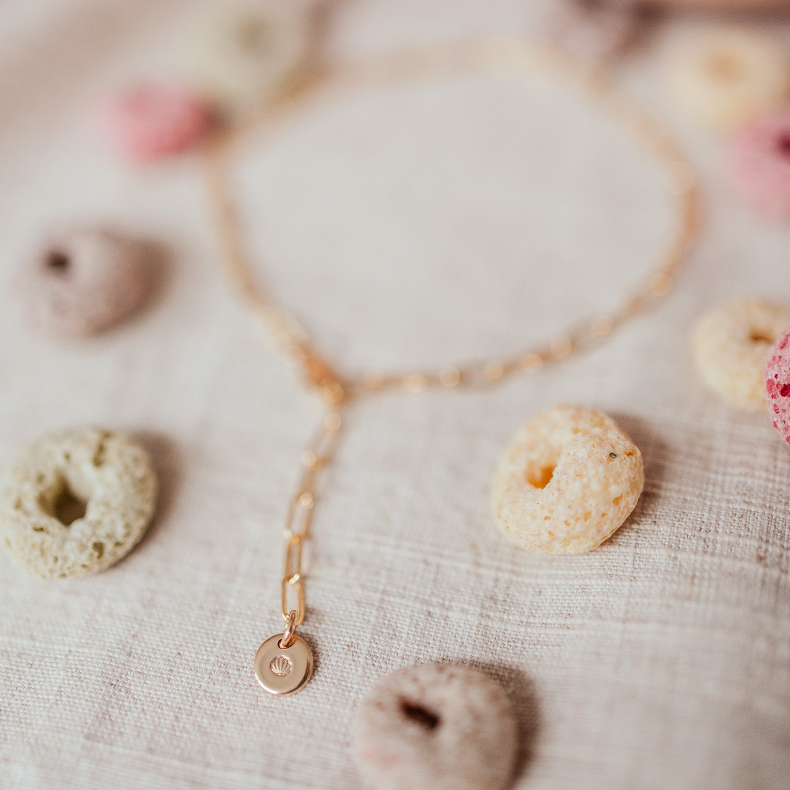 Personalised jewellery – handmade jewellery – KBN jewellery – Australian made jewellery – matching jewellery–  perfect gift for baby– sentimental gift – newborn gift idea – matching jewellery – tiny pendant bracelet – linked chain bracelets - initial bracelet 