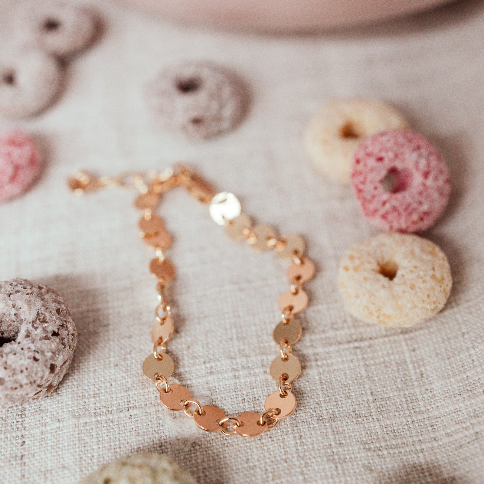 Personalised jewellery - KBN Jewellery - handmade jewellery – Personalised Jewellery gifts – Dainty jewellery- sparkly bracelet – disc bracelet – round chain bracelet – stacking bracelet – layering bracelet – bracelet for your child – toddler bracelet