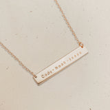 Mia • Long Bar Necklace