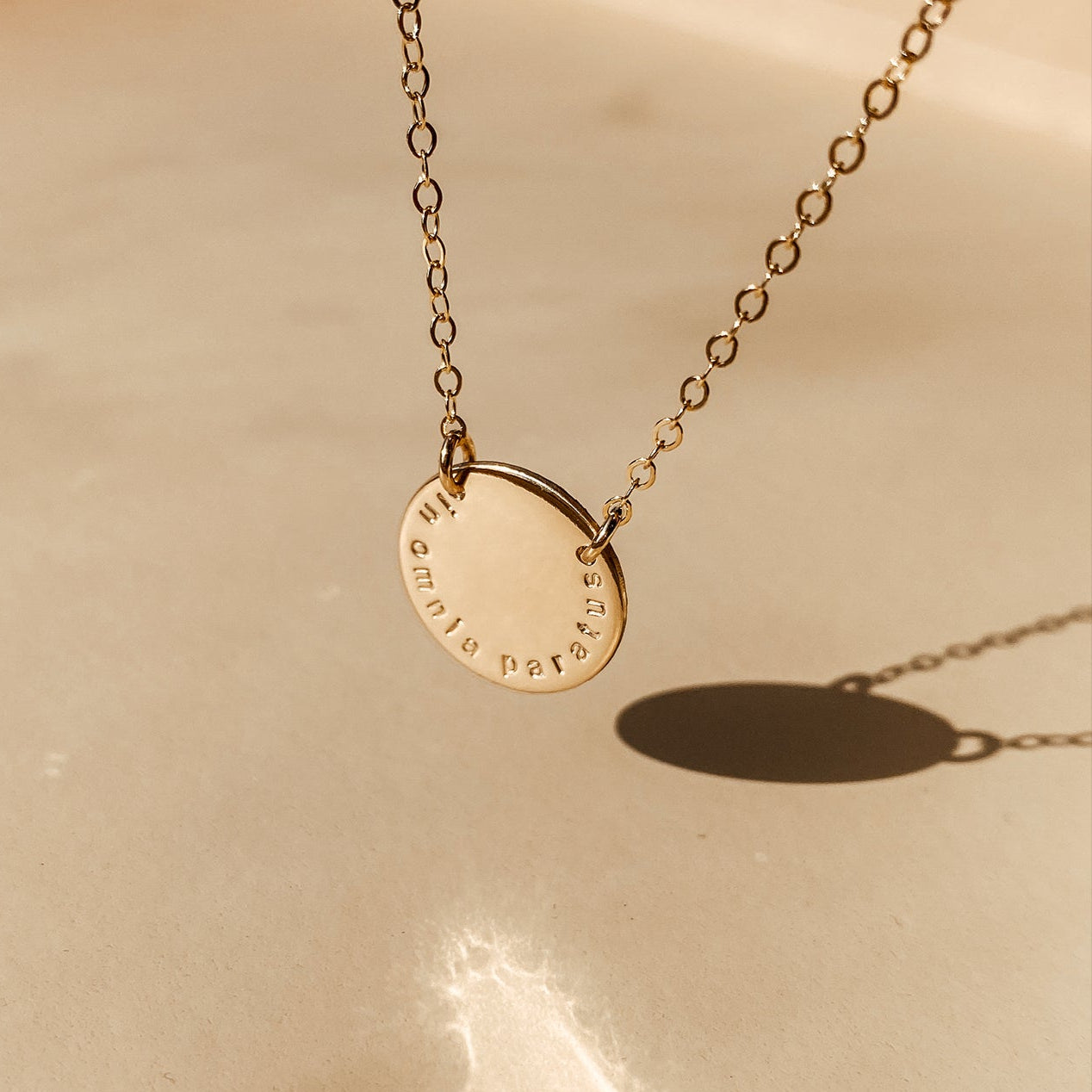 Personalised jewellery - KBN Jewellery - handmade jewellery – custom jewellery gifts – dainty necklace – Australian made – initial necklace – children’s initial necklace – roman numeral necklace – round pendant necklace – double holed necklace 