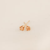 november birthstone studs topaz stone harmony balance symbol sterling silver goldfill