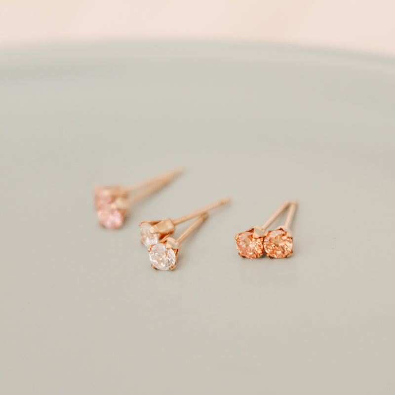 Birthstone Studs • October