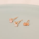 Birthstone Studs • April