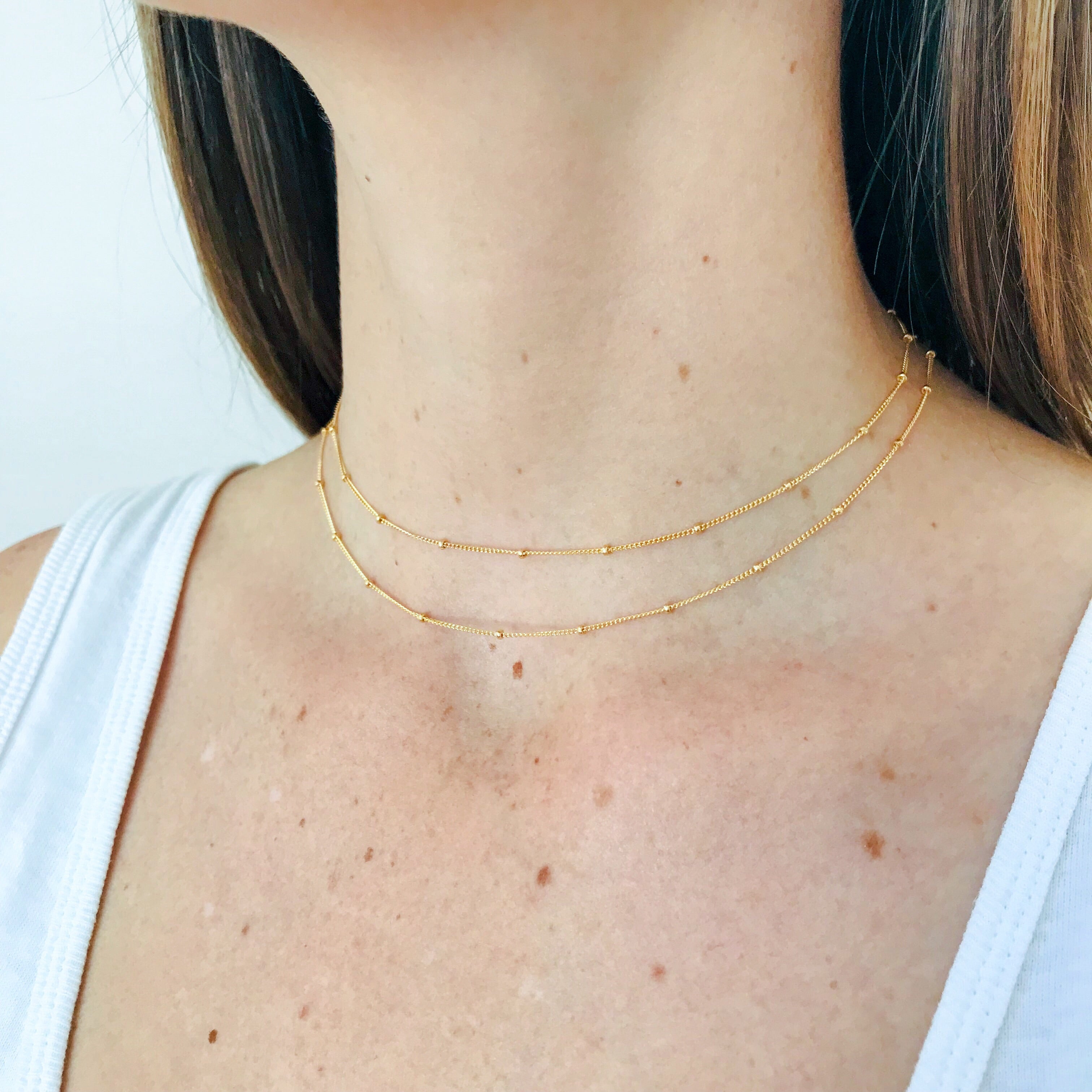 Personalised jewellery - KBN Jewellery - handmade jewellery – custom jewellery gifts – dainty necklace – stacking necklace – layering necklace – simple chain – affordable jewellery – Australian made jewellery 