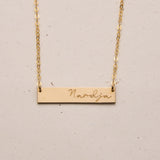 Indi • Short Bar Necklace