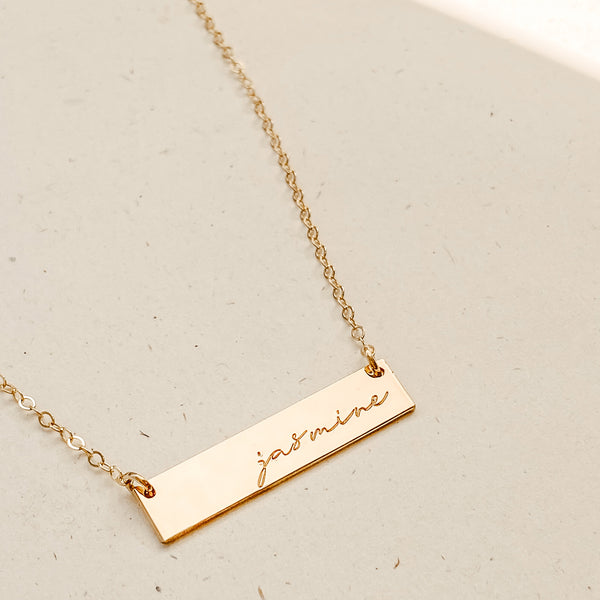 Indi • Short Bar Necklace