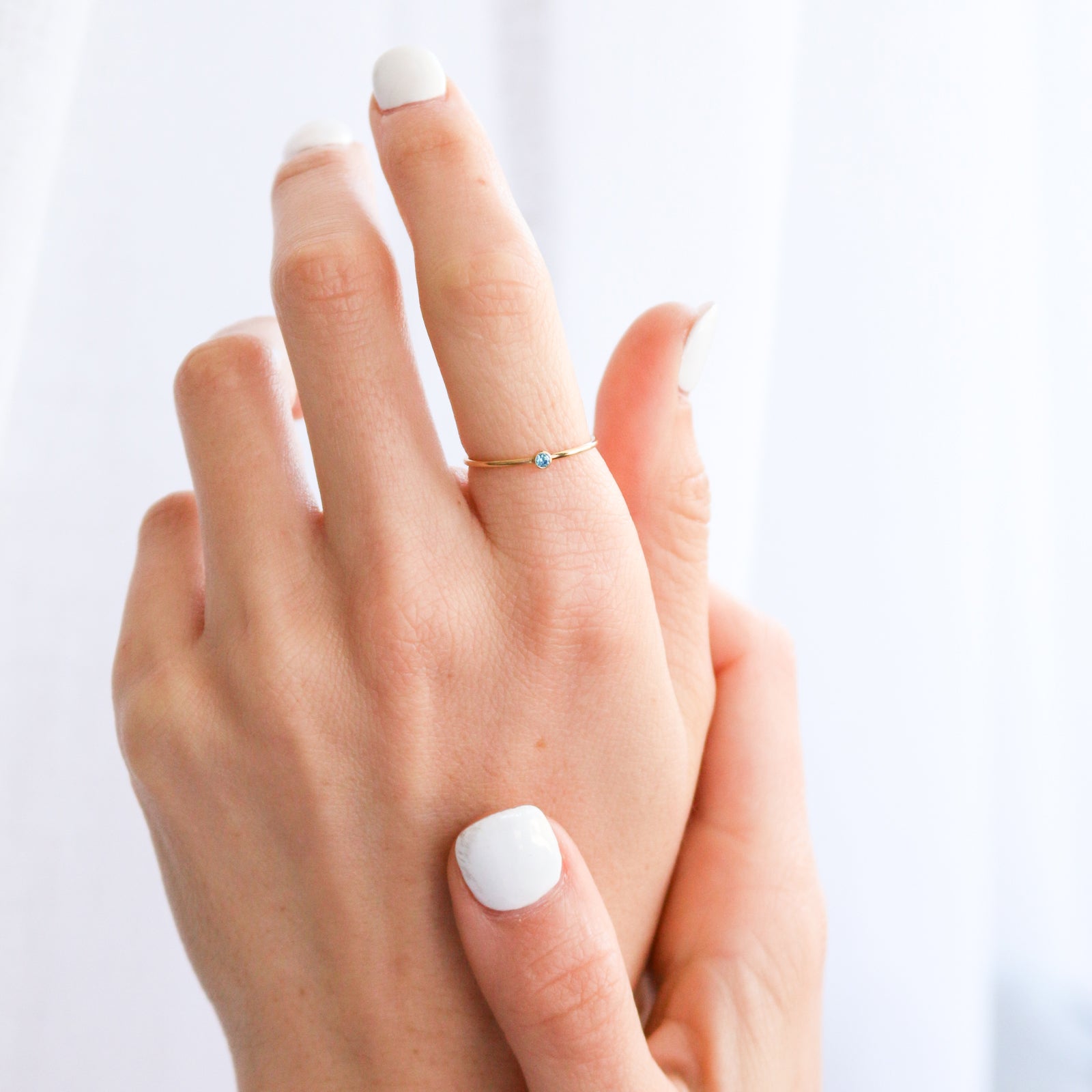 Personalised jewellery – handmade jewellery – KBN jewellery – dainty ring – birth month ring – birthstone ring – affordable ring – wisdom  ring – September stone rings – birthstone ring – stacking ring 