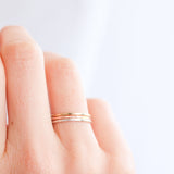 Aurora • Textured Stacking Ring