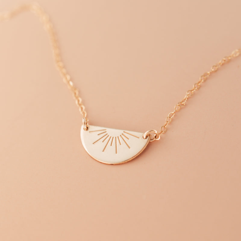 Sonny • Best Friend • Extra Large Half Circle Necklace