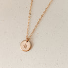 sparkle symbol glitter stars goldfill sterling silver rose goldfill delicate meaningful necklace small pendant